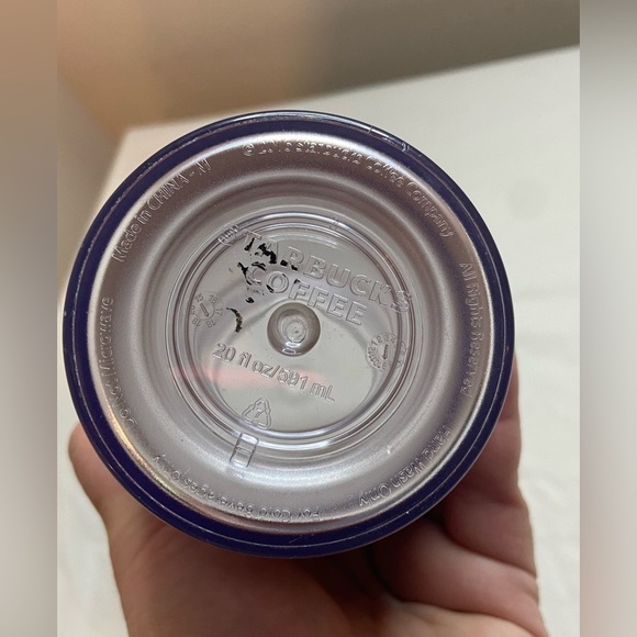 Starbucks 20oz Red Glitter Holiday Limited Edition Tumbler Cold Cup GUC - Picture 3 of 5